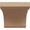 Ekena Millwork 11"W x 11"D x 11"H Wide Legacy Rough Cedar Woodgrain TimberThane Corbel, Primed Tan CORUR11X11X11LGYRCPR - alternate 3